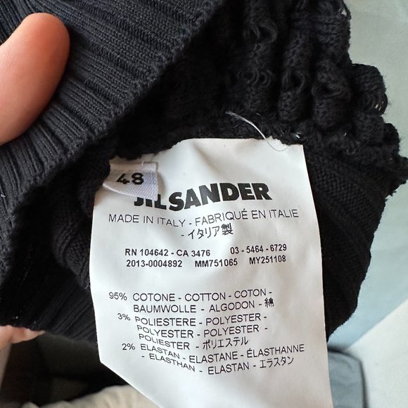 Jil Sander Waffle Textured Sweater - Picture 5 of 5